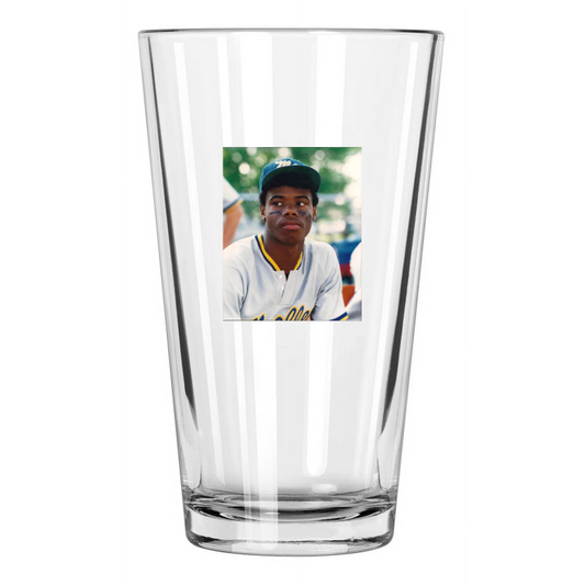 1987 Moeller High School Ken Griffey Jr Photo Pint Beer Drinking Glass