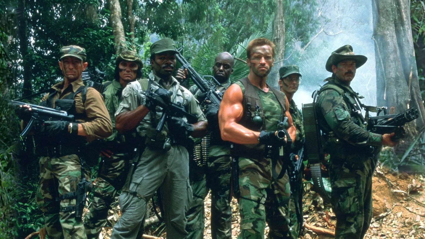 1987 Predator Movie Poster Arnold Schwarzenegger Dutch Carl Weathers