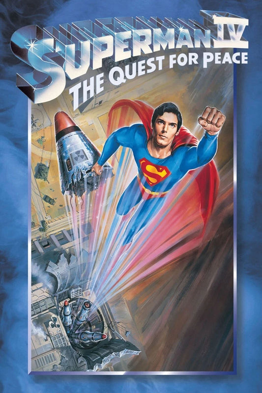 1987 Superman 4 Movie Poster Clark Kent Lois Lane Dc Christopher Reeve