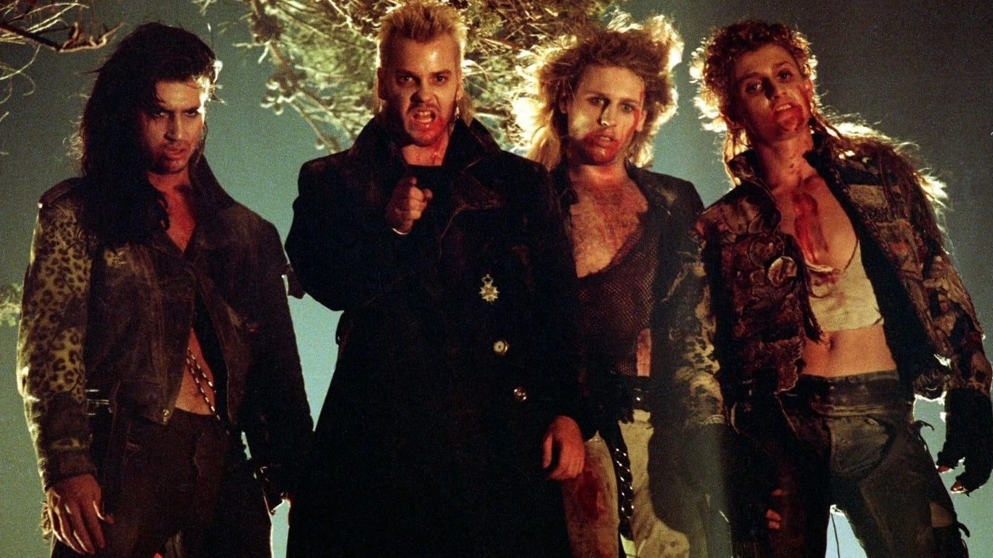1987 The Lost Boys Movie Keychain Kiefer Sutherland Corey Feldman