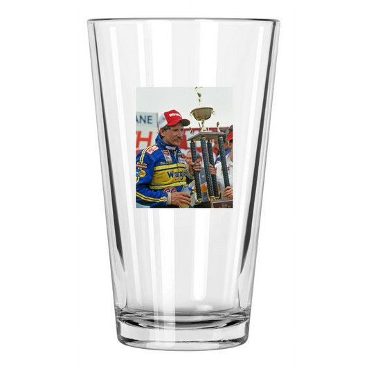 1987 Wrangler Chevy Dale Earnhardt Darlington 500 1 Pint Beer Drinking Glass