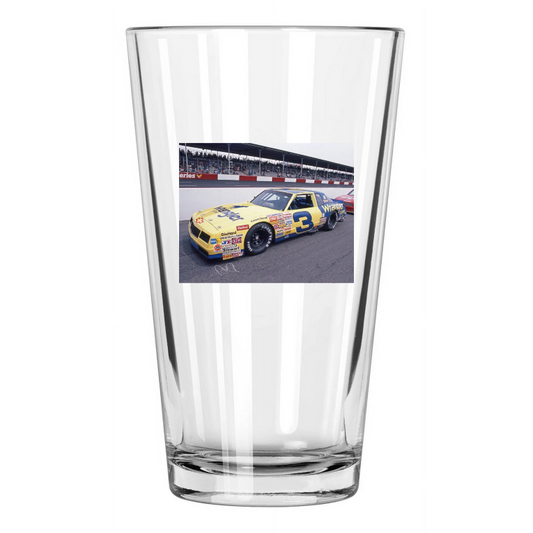 1987 Wrangler Chevy Dale Earnhardt Darlington 500 2 Pint Beer Drinking Glass