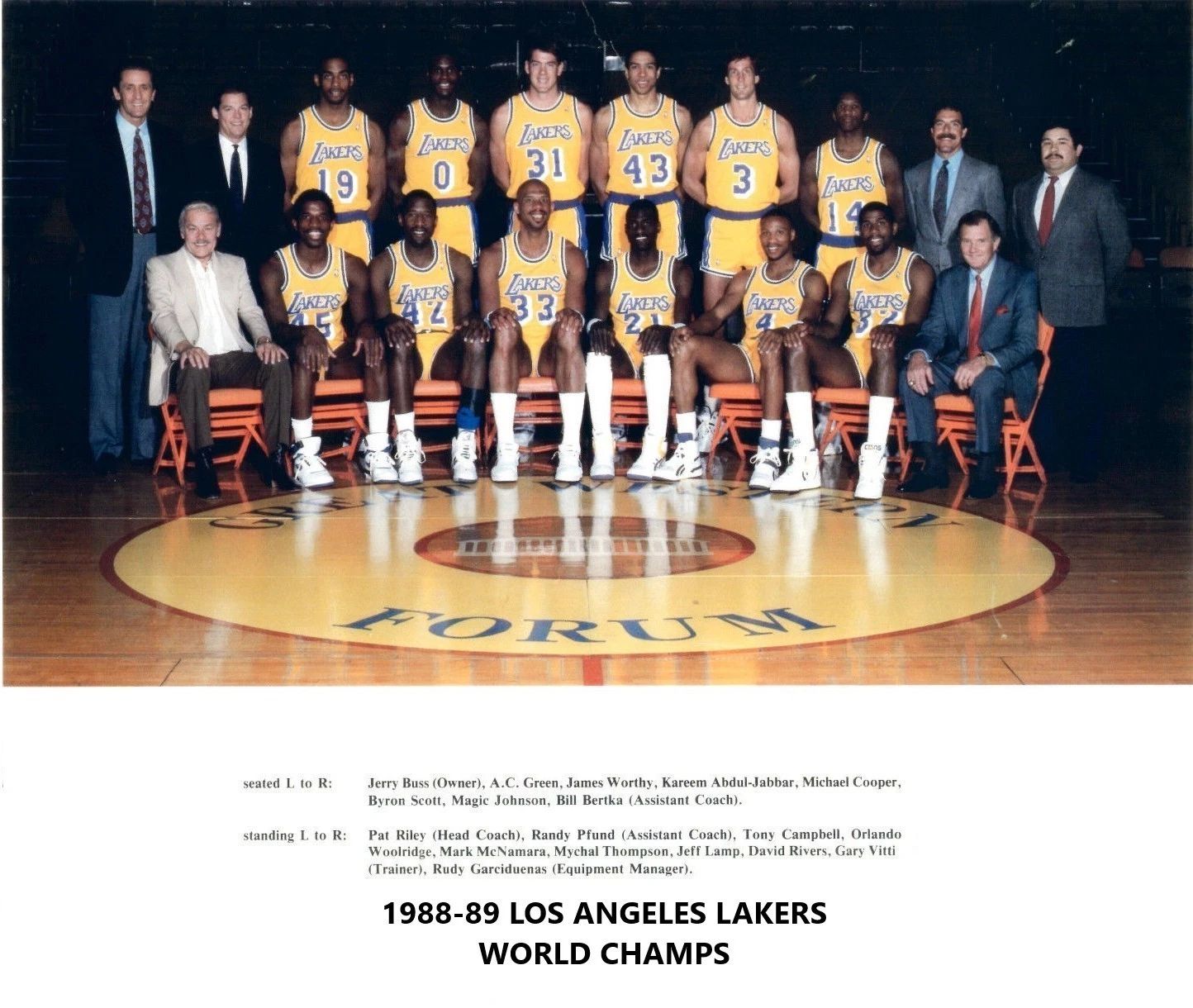 89 Los Angeles Lakers Team Magnet Basketball Picture Nba La