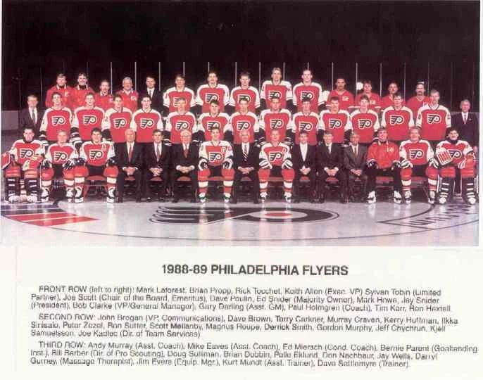 89 Philadelphia Flyers Photo Hockey Nhl Picture