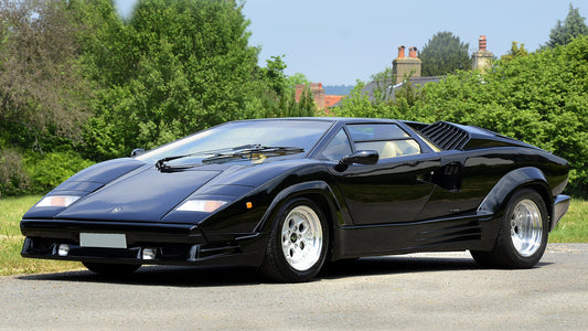 Lamborghini Countach 25Th Anniversary Uk Hd Art Jigsaw Puzzle