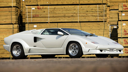 Lamborghini Countach 25Th Anniversary Uk Hd Art Print Poster