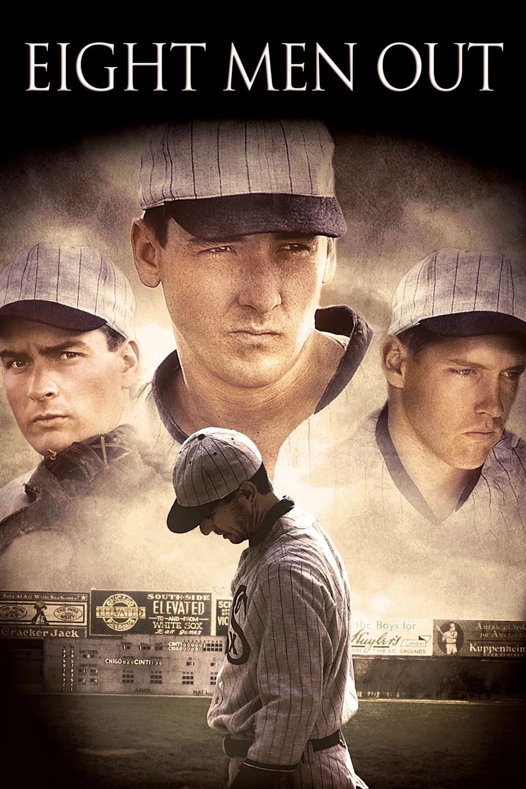 1988 Eight Men Out Movie Poster John Cusack Charlie Sheen White Sox