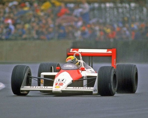 1988 F1 Racecar Driver Ayrton Senna Glossy Photo Formula One 1 Print Poster 1