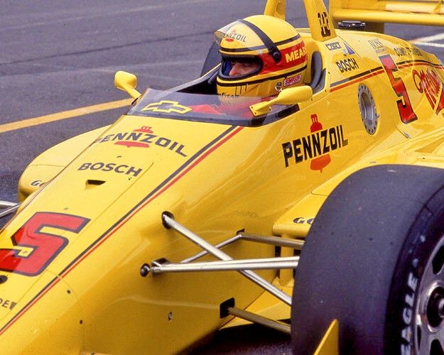 1988 Indy Racecar Driver Rick Mears Glossy Keychain Indianapolis 500 Print