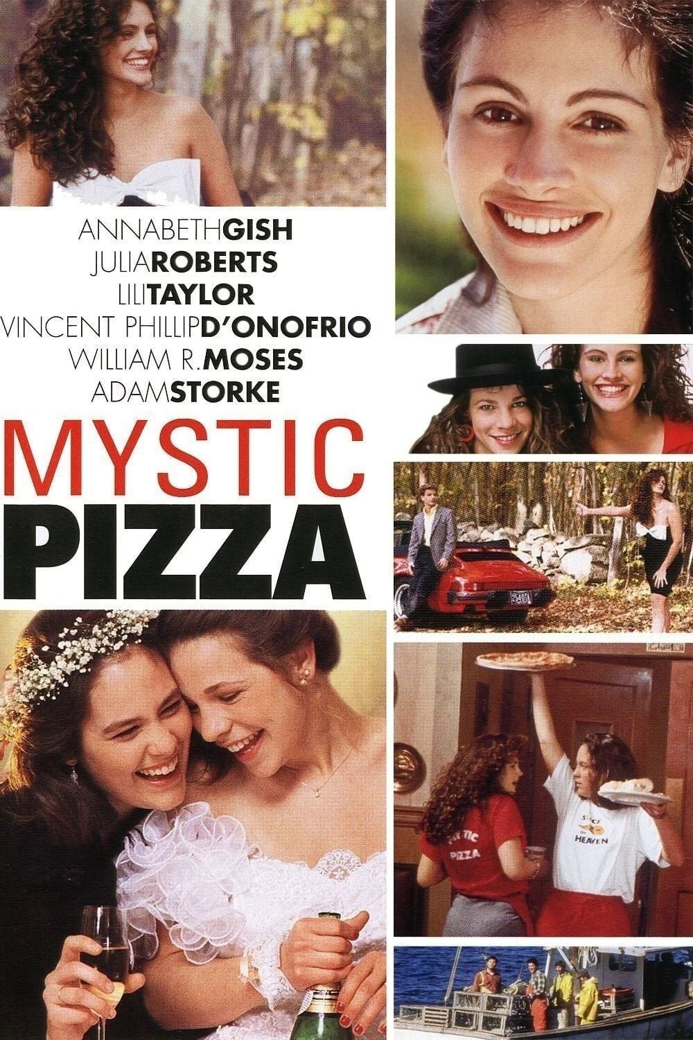 1988 Mystic Pizza Movie Poster Print Julia Roberts Lili Taylor Annabeth Gish