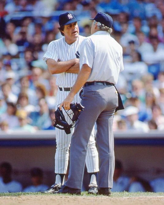 1988 New York Yankees Lou Piniella Glossy Keychain Baseball Keychain