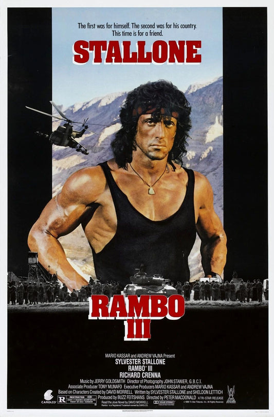 1988 Rambo Iii Movie Magnet Sylvester Stallone John Rambo 3