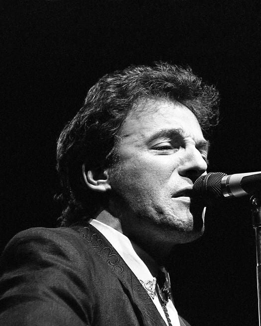 1988 Rock And Roll Bruce Springsteen Glossy Magnet Print Concert Magnet 1