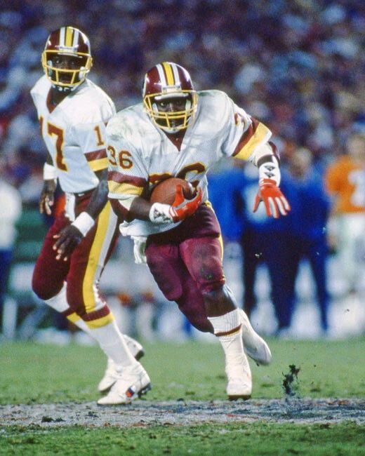 1988 Timmy Smith Glossy Magnet Redskins Vs Broncos Super Bowl Magnet