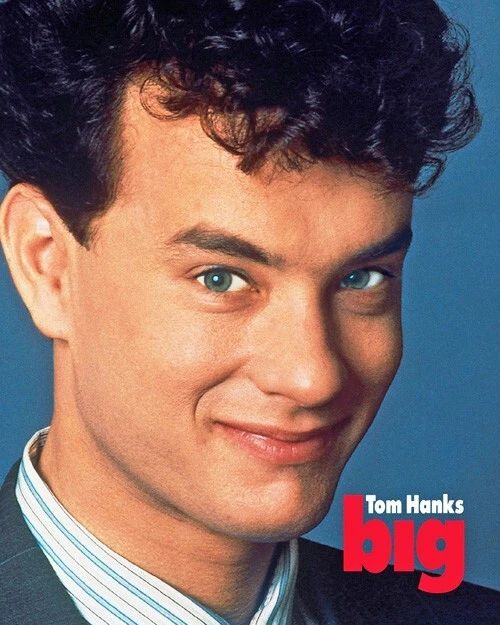 1988 Tom Hanks Glossy Keychain Big Print Promotional Movie Keychain 1