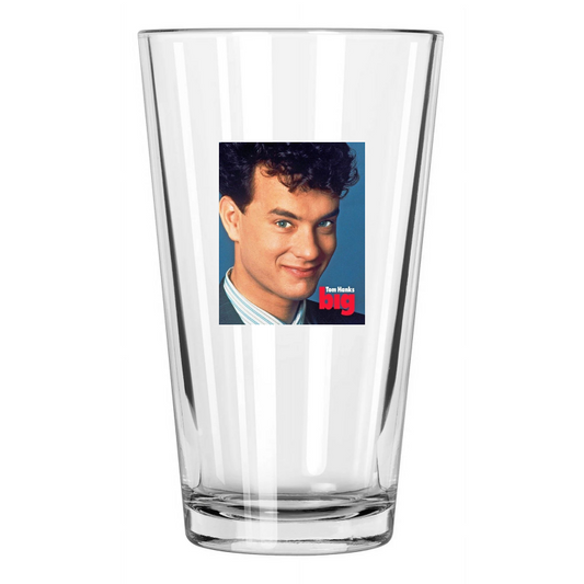 1988 Tom Hanks Photo Big Promotional Movie 1 Pint Beer Drinking Glass