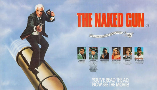 1988 The Naked Gun From The Files Of The Police Squad Movie Keychain