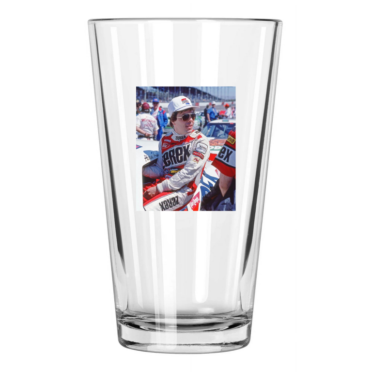 1988 Zerex Ford Alan Kulwicki Photo Darlington Pint Beer Drinking Glass