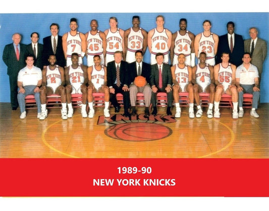 90 New York Knicks Team Photo Picture Ny Basketball Nba