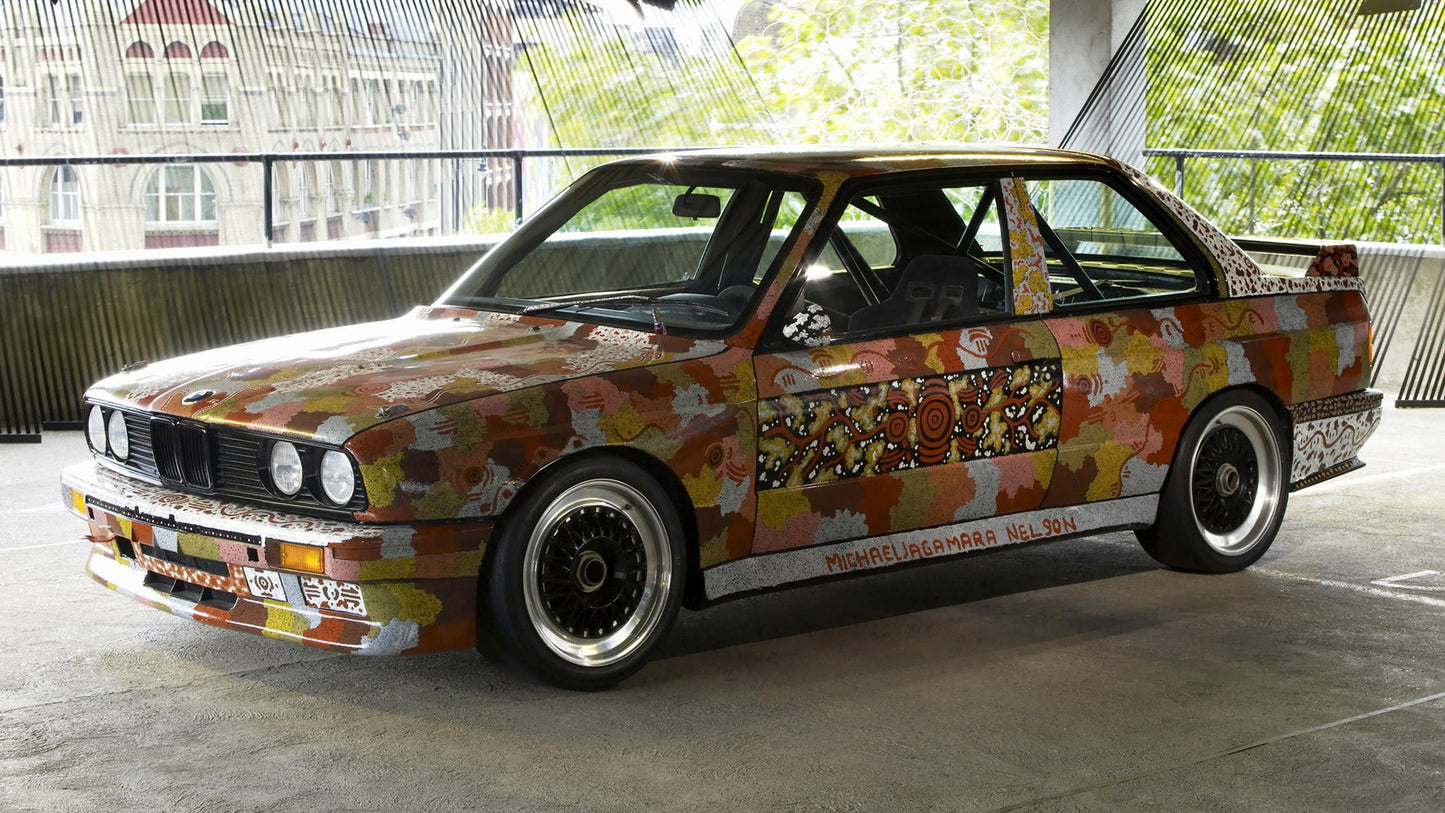 Bmw M3 Group A Art Car By Michael Jagamara Nelson Hd Art Keychain