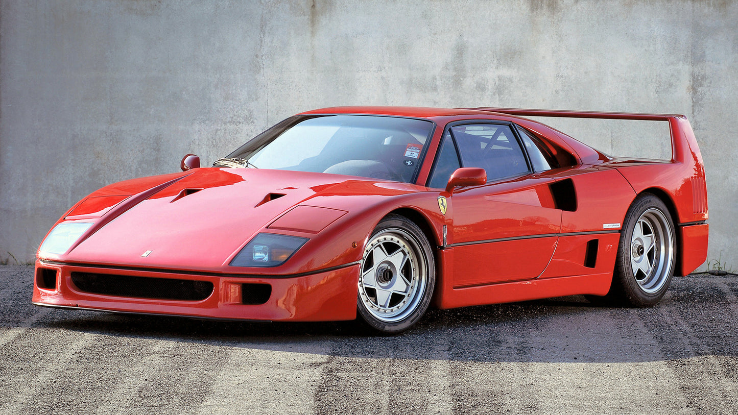 Ferrari F40 Valeo Hd Art Keychain