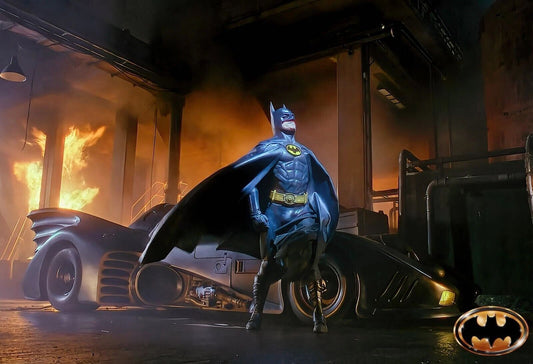 1989 Batman Movie Keychain Michael Keaton Dc Comics Gotham City Joker 1