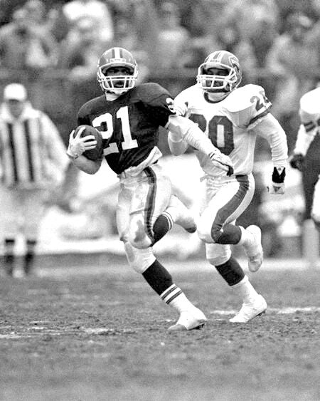 1989 Cleveland Browns Eric Metcalf Glossy Magnet Nfl Playoffs Magnet