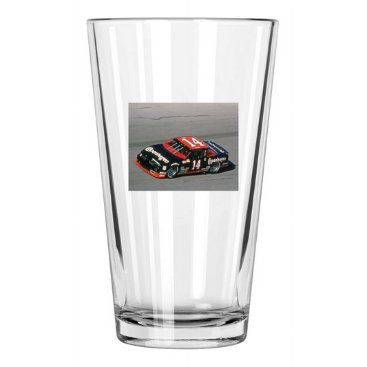 1989 Copenhagen Oldsmobile Aj Foyt Daytona 500 Nascar Pint Beer Drinking Glass