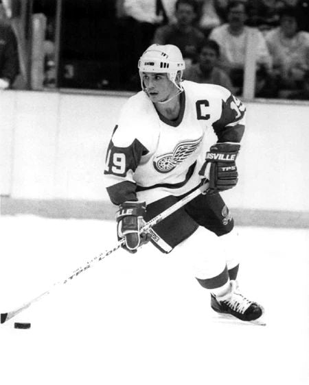 1989 Detroit Red Wings Steve Yzerman Glossy Keychain Nhl Hockey Print