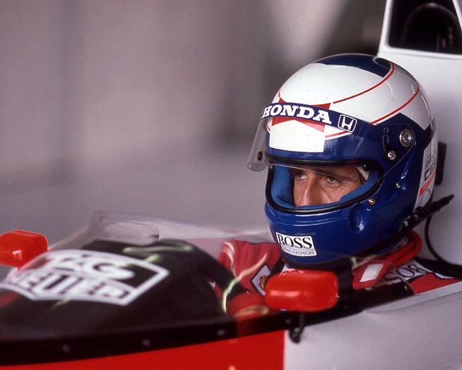 1989 F1 Racecar Driver Alain Prost Glossy Photo Formula One Print Poster