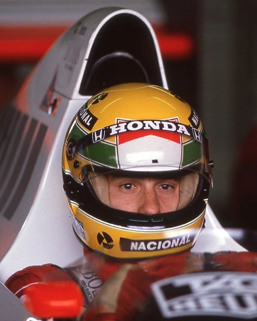 1989 F1 Racecar Driver Ayrton Senna Glossy Magnet Formula One 1 Magnet 2