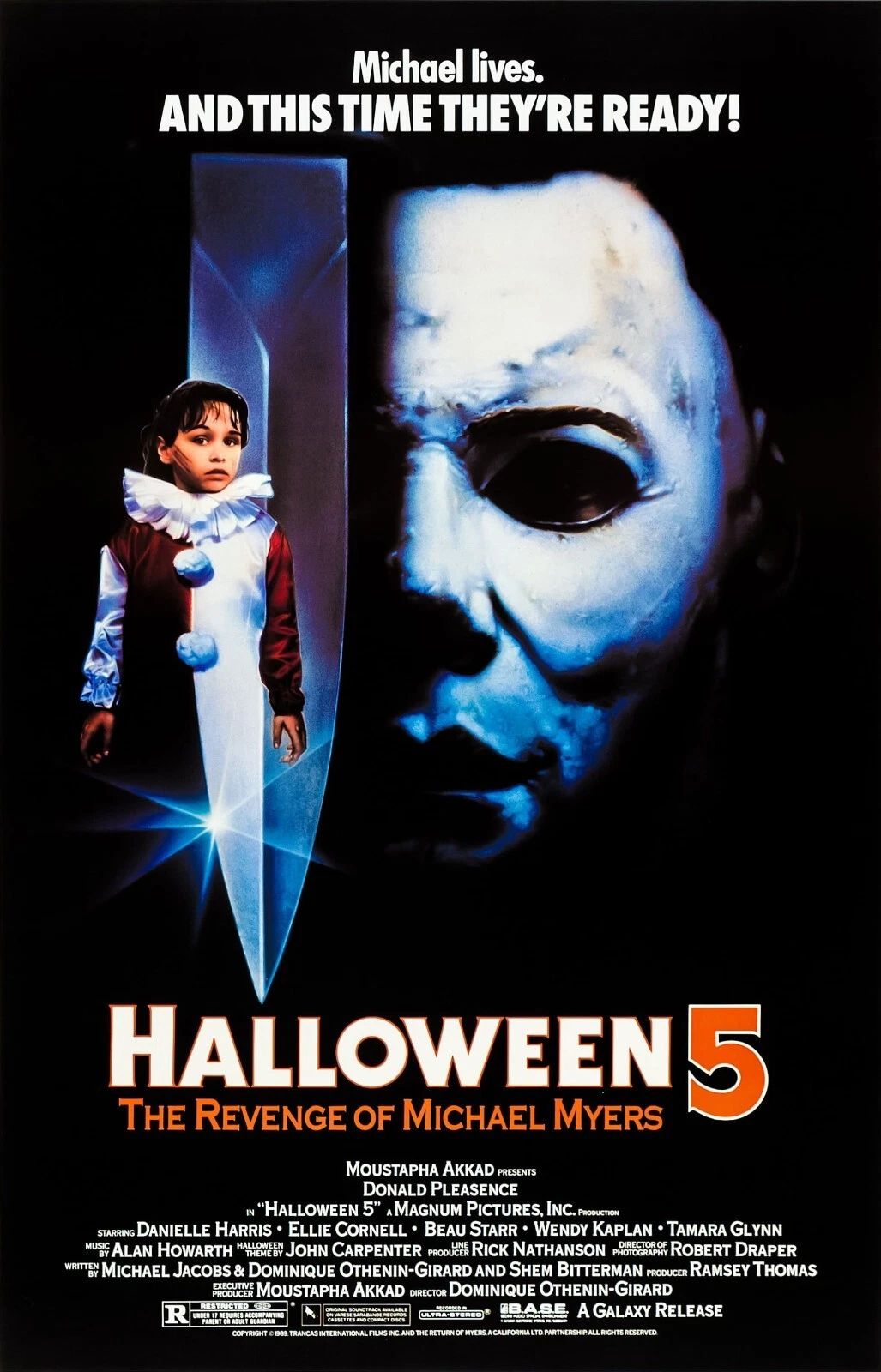 1989 Halloween 5 Movie Michael Myers Jaime Lloyd Dr Loomis 300 PCS Jigsaw Puzzle