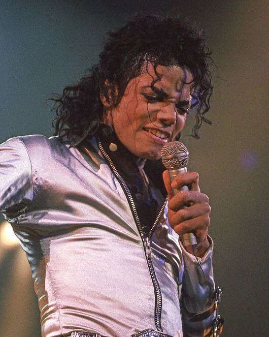 1989 King Of Pop Michael Jackson Glossy Magnet Musical Print Concert Magnet