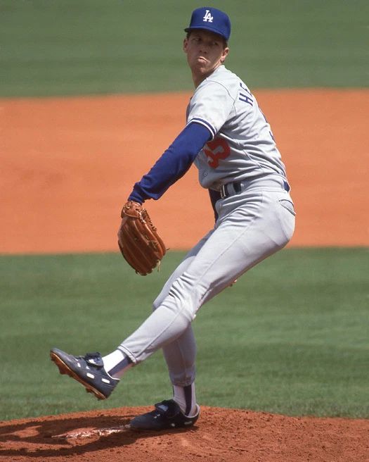 1989 Los Angeles Dodgers Orel Hershiser Glossy Photo Print Poster