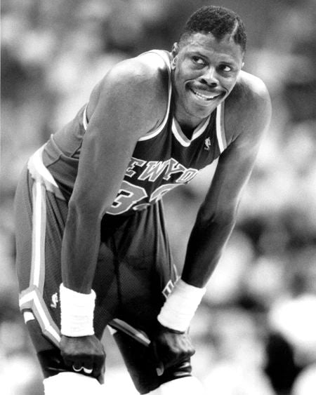 1989 New York Knicks Patrick Ewing Glossy Photo Nba Basketball Print Poster