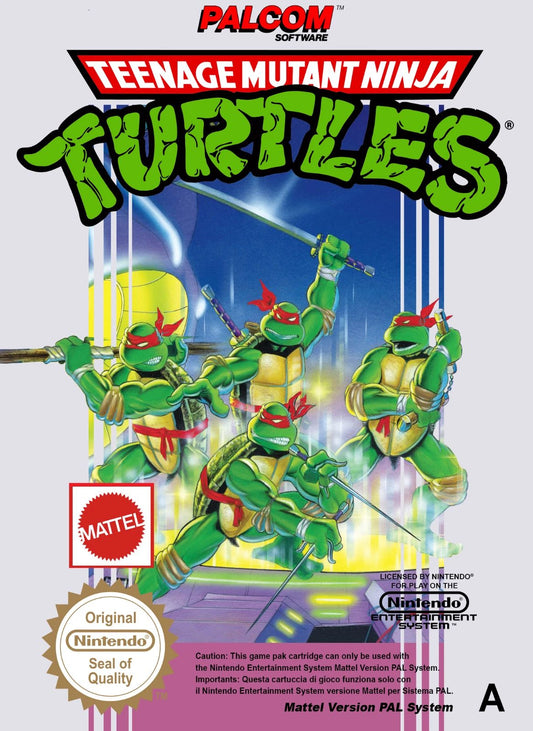 1989 Nintendo Nes Tmnt Teenage Mutant Ninja Turtles Box Art 300 PCS Jigsaw
