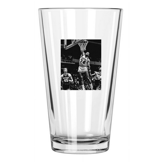 1989 Philadelphia 76Ers Charles Barkley Basketball Pint Beer Drinking Glass