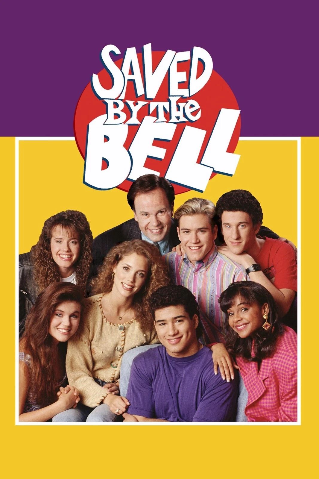 1989 Saved By The Bell Keychain Zach Morris Ac Slater Screech Kelly Jessie