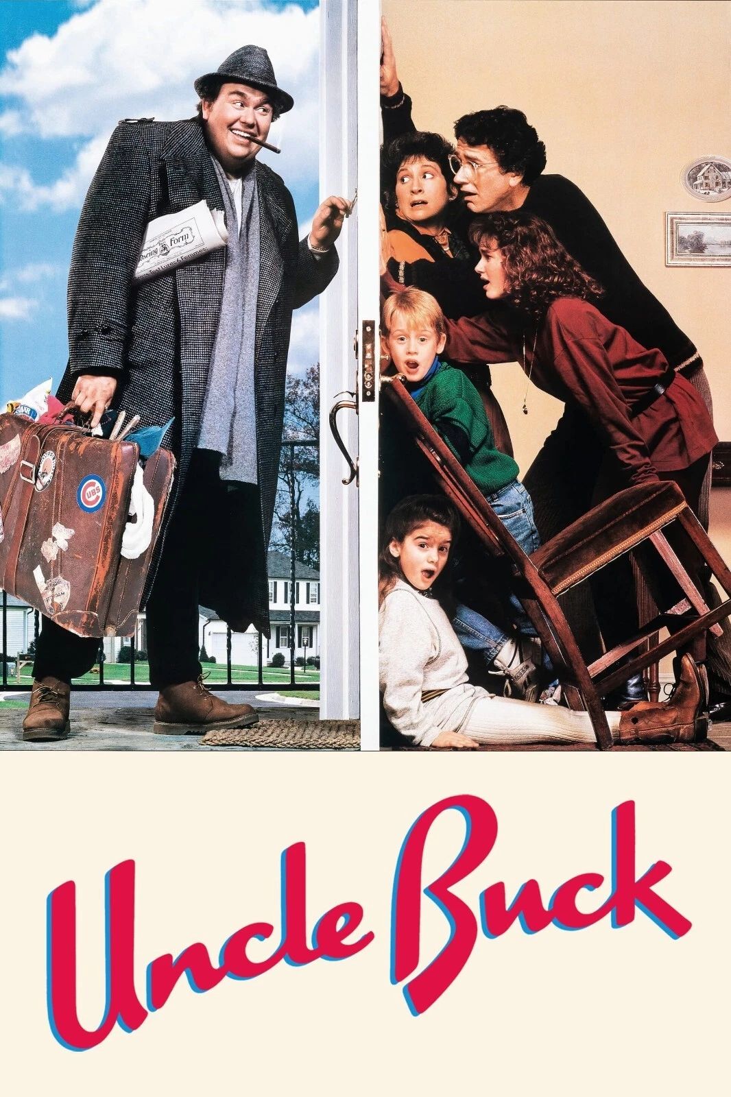 1989 Uncle Buck Movie Poster John Candy Macauley Culkin