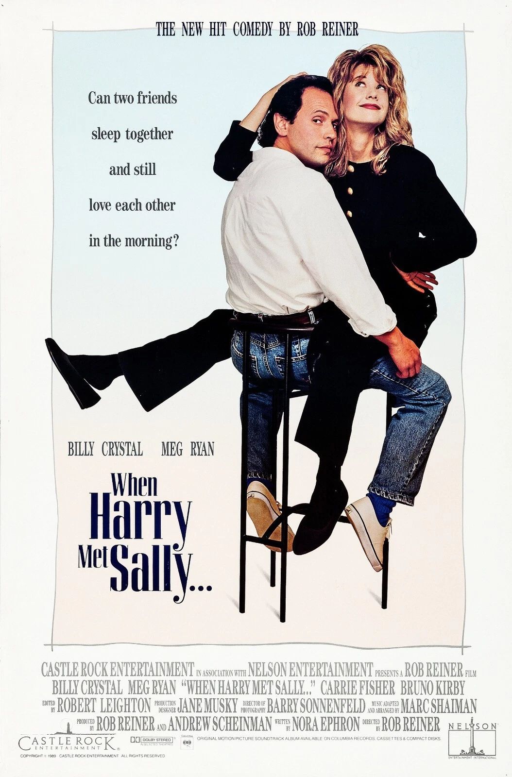 1989 When Harry Met Sally Movie Billy Cystal Meg Ryan 300 Piece Jigsaw Puzzle