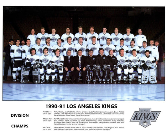 91 Los Angeles Kings Team Photo Hockey Picture Nhl La