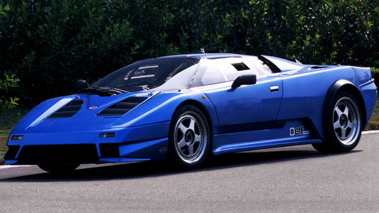 Bugatti Eb110 Prototype Hd Art Keychain