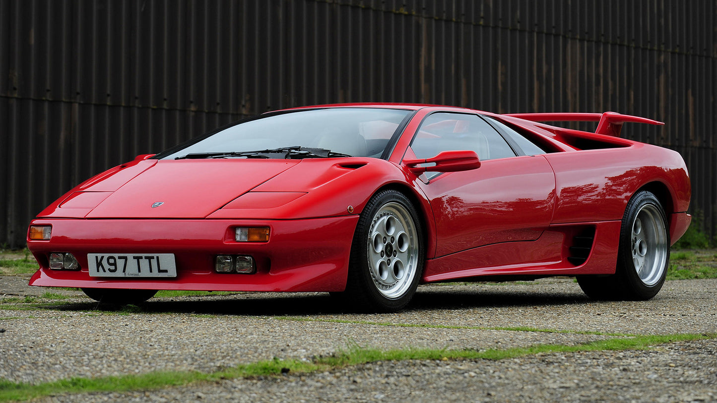 Lamborghini Diablo Uk Hd Art Jigsaw Puzzle