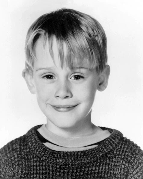 1990 Actor Macaulay Culkin As Kevin Glossy Photo Home Alone Portrait