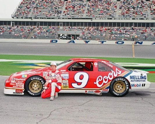 1990 Coors Ford Bill Elliott Glossy Keychain Daytona 500 Keychain