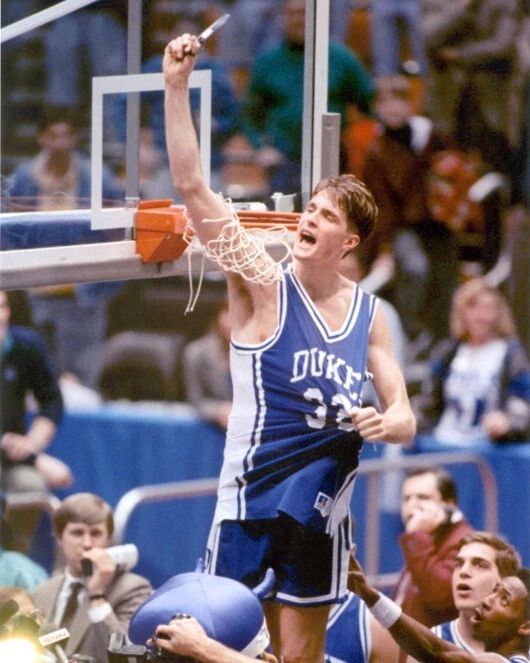 1990 Duke Christian Laettner Glossy Magnet Sweet 16 Basketball Print