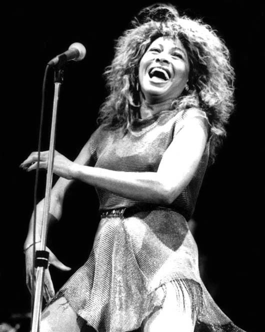 1990 Famous Singer Tina Turner Glossy Keychain 'Farewell Tour' Print