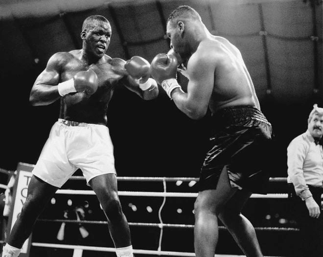 1990 Heavyweight Boxers Mike Tyson Vs Buster Douglas Glossy Magnet Print 2
