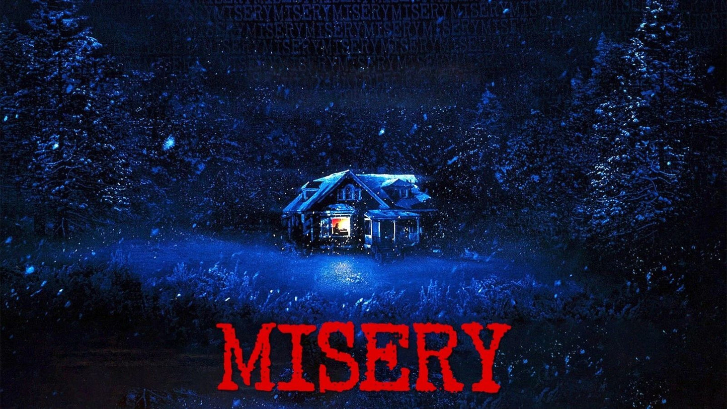 1990 Misery Movie Keychain Annie Wilkes Paul Sheldon James Caan Horror