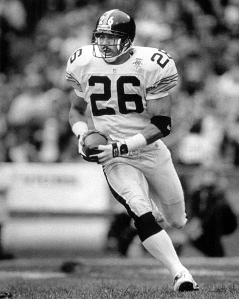 1990 Pittsburgh Steelers Rod Woodson Glossy Magnet Nfl Football Print